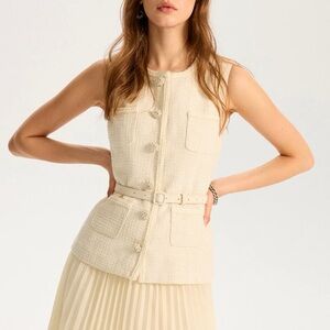 Vest top tweed commense new condition